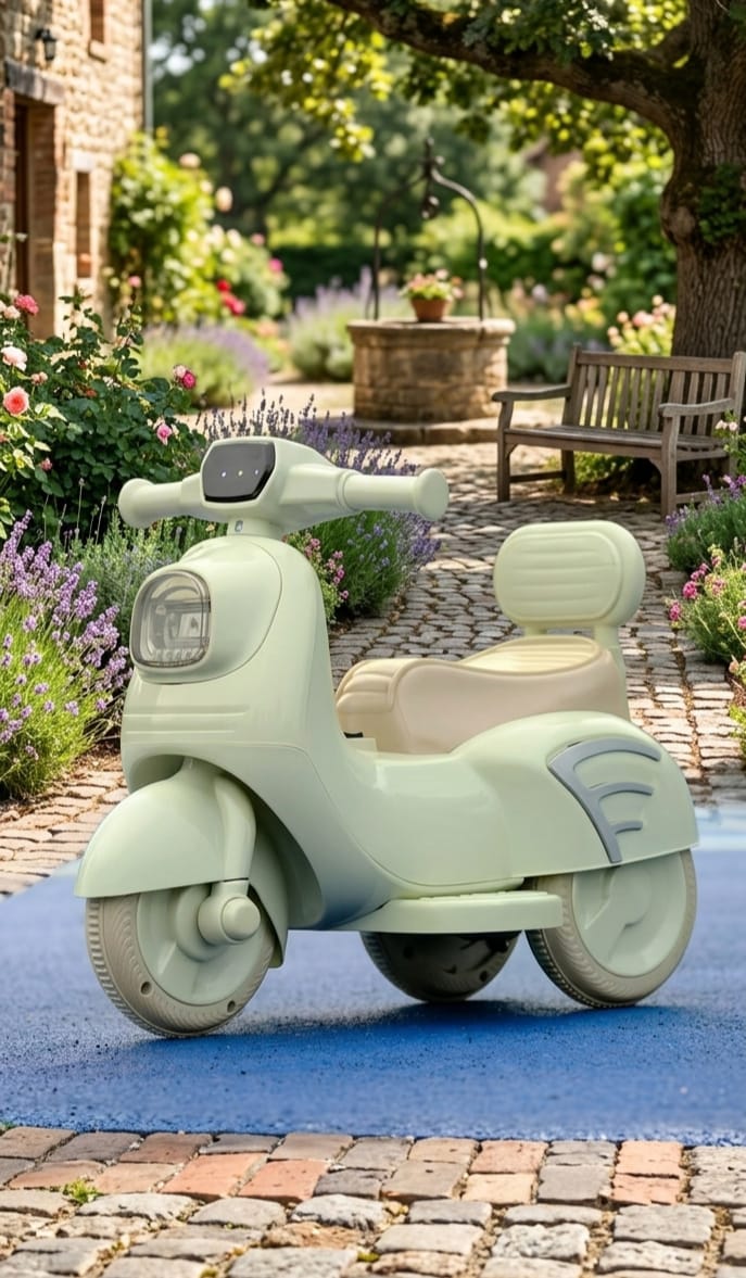 Vintage Electric Ride-On Scooter