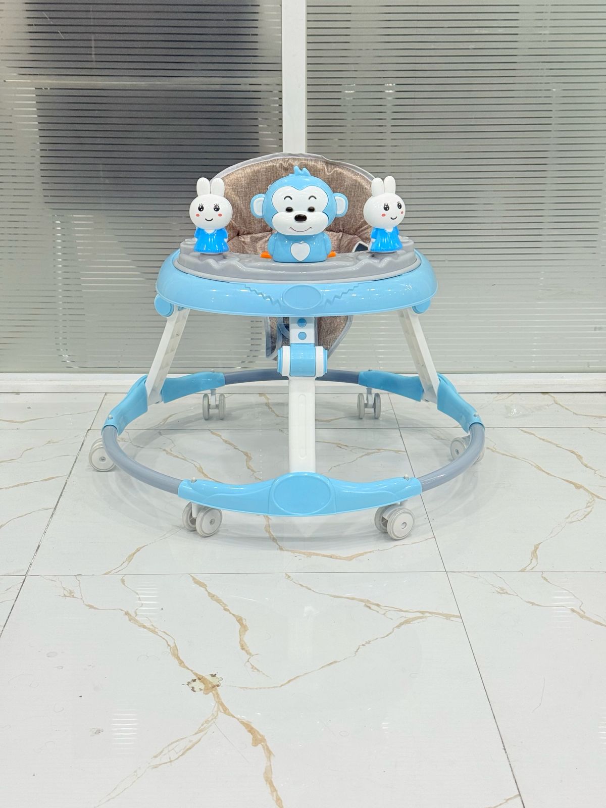 Blue Monkey Activity Baby Walker