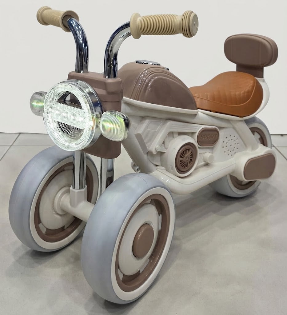 Vintage Style Toddler Motorcycle Ride-On