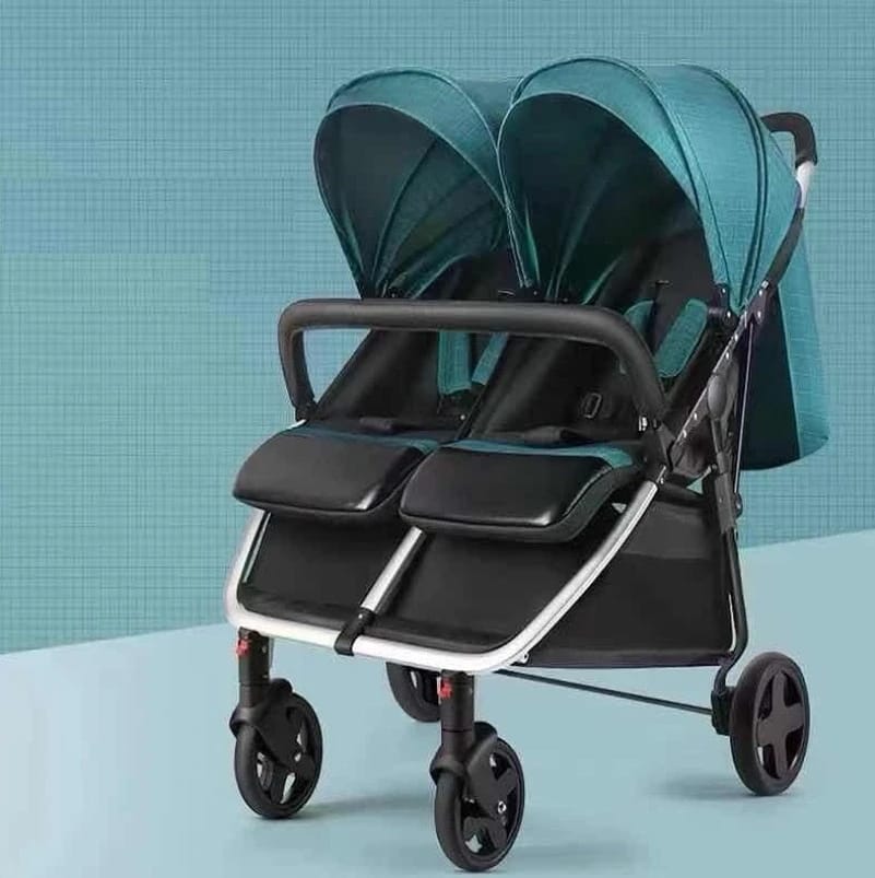 Side-by-Side Double Baby Stroller