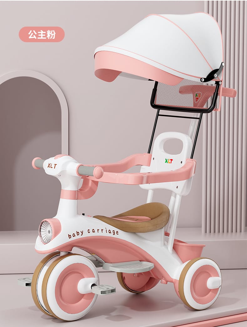 3-in-1 Kids Stroller Tricycle
