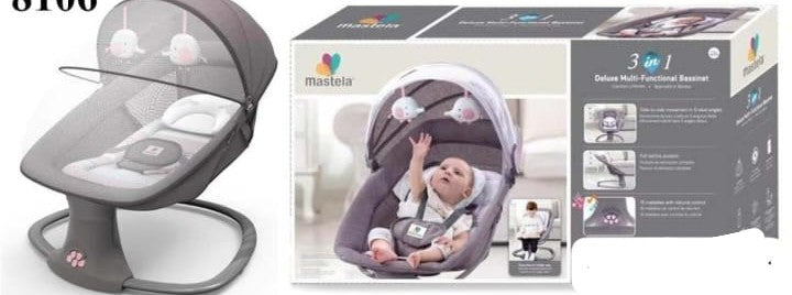 Mastela 3-in-1 Deluxe Multi-Functional Bassinet (Model: 8106)
