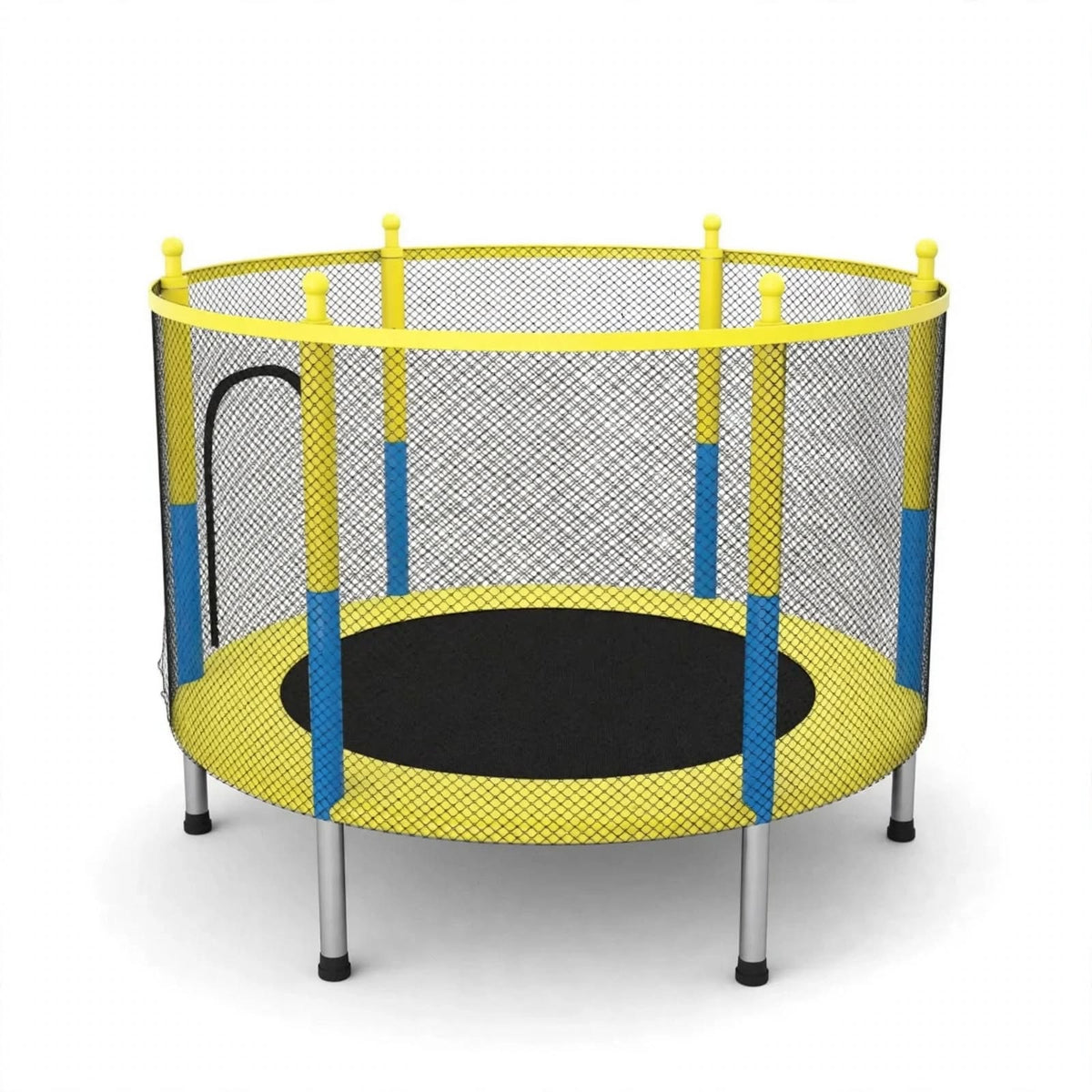 Kids Trampoline 5FT with Safety Enclosure Net