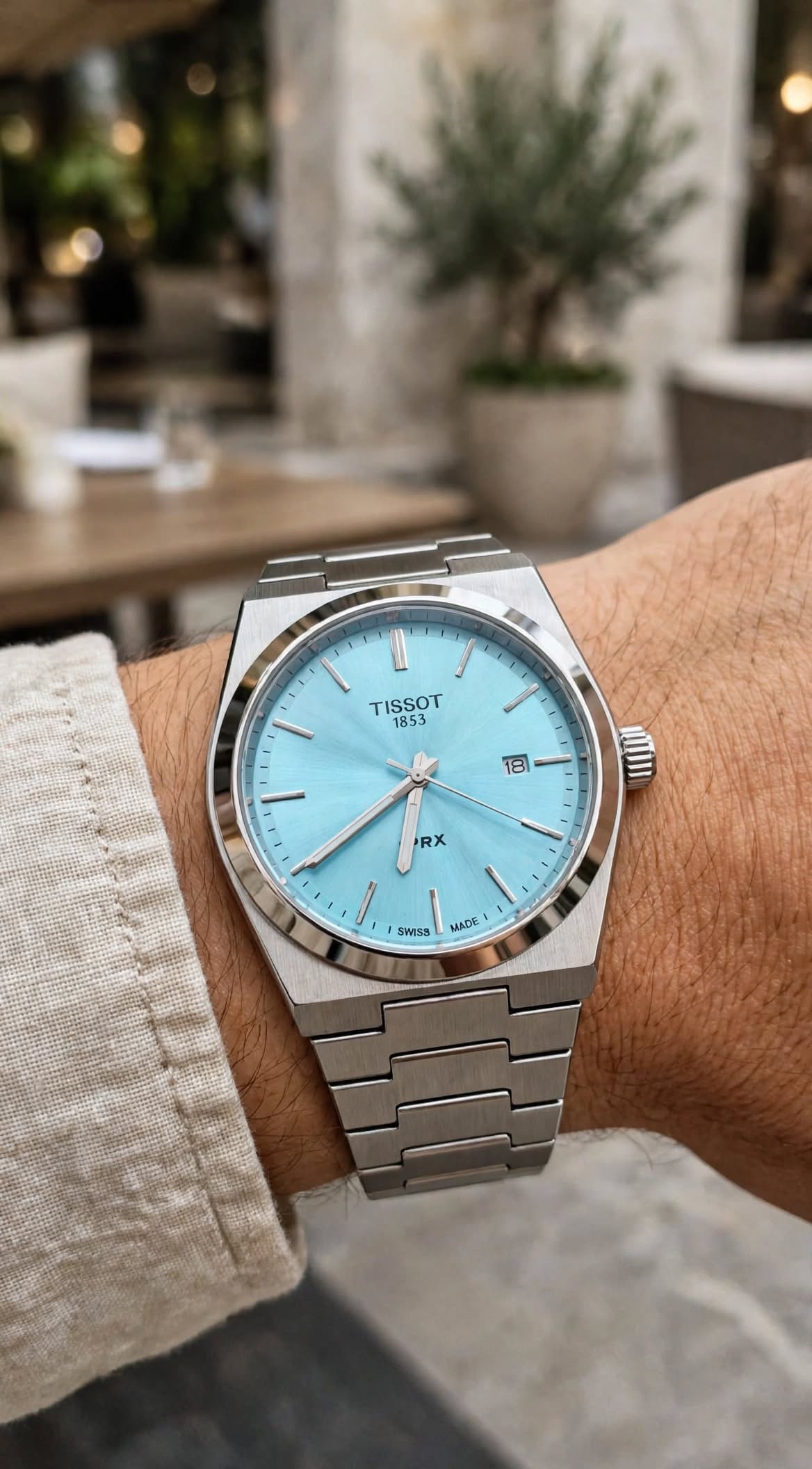 Tissot PRX - Tiffany Ice Blue Edition