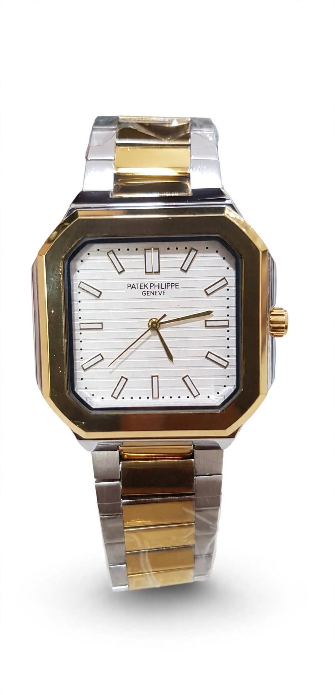Patek Philippe Geneve Cubitus Inspired - Two-Tone Square Octagonal Luxury Watch