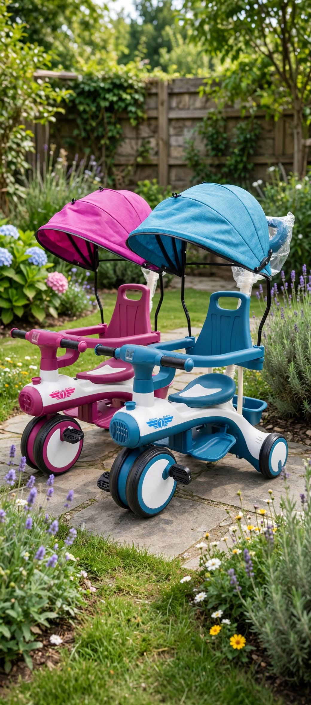 Model 9981 Baby Tricycle with Canopy