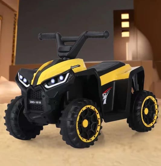 Yellow and Black Quad Bike