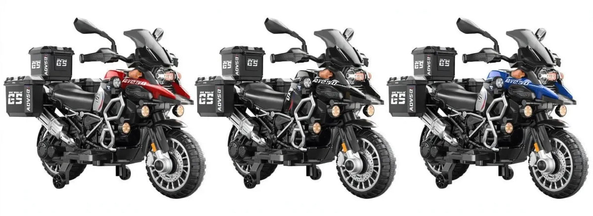 Adventure Tourer GS - Kids Electric Adventure Bike with 3 Storage Boxes