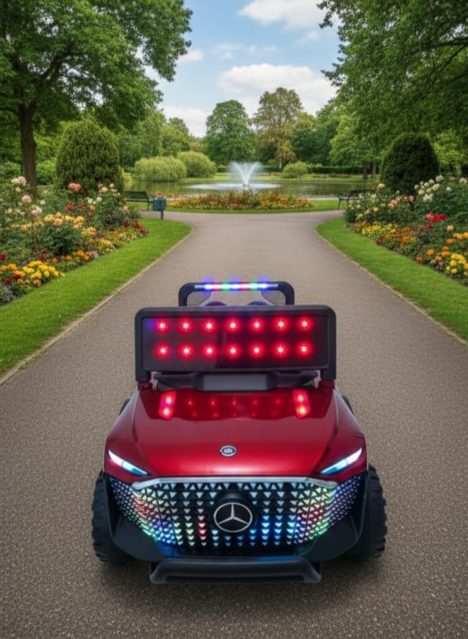 Kids Electric Ride-On Car with LED Lights