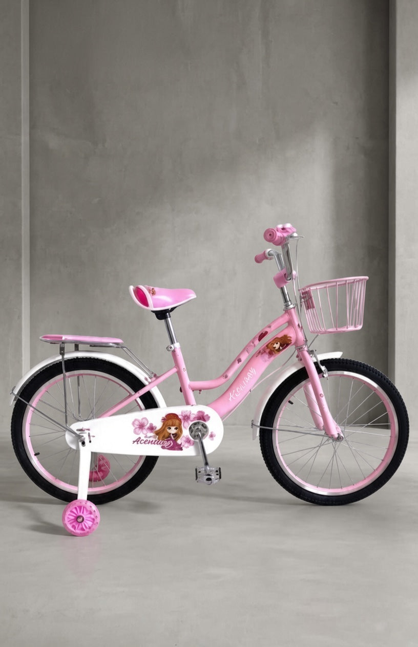 Pink Acentury Girls Cycle (20 inch)