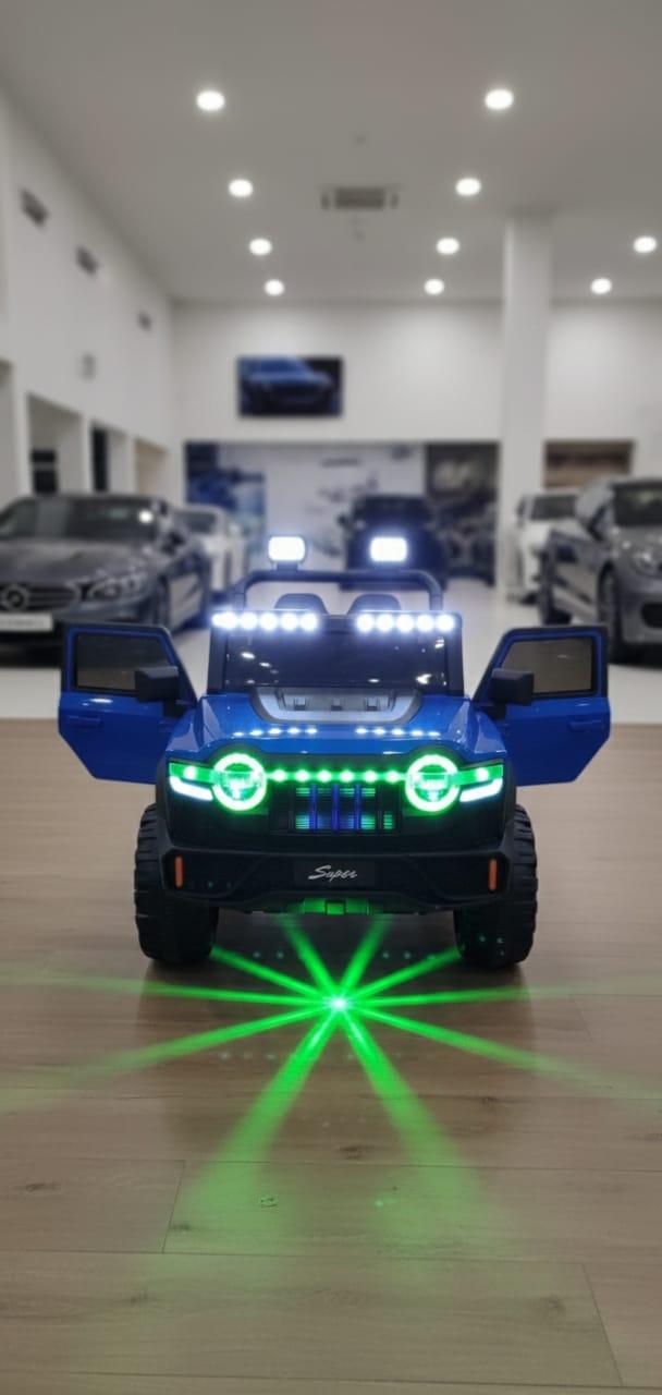 Super Police Kids Jeep - With Laser Ground Projection
