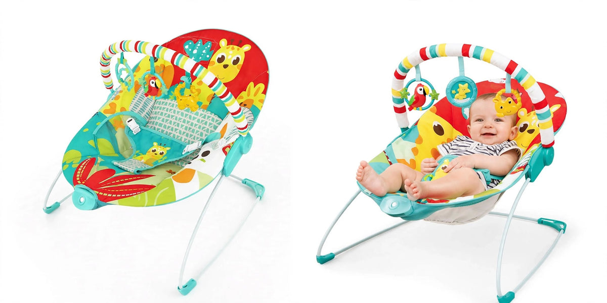 Mastela Newborn to Toddler Bouncer - Vibrations & Play Bar