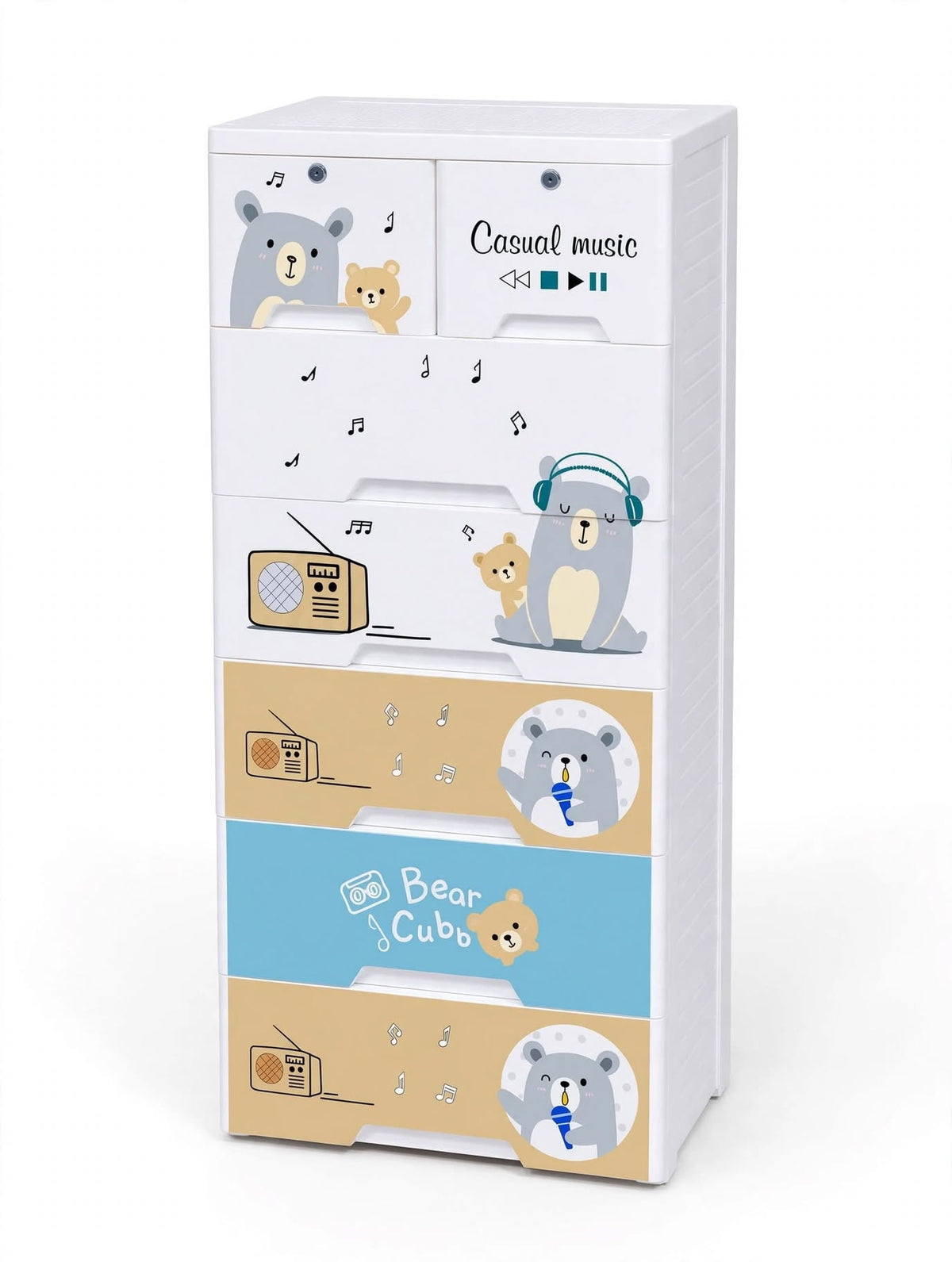 Kideez Bear Cubb 6-Layer Storage Chest