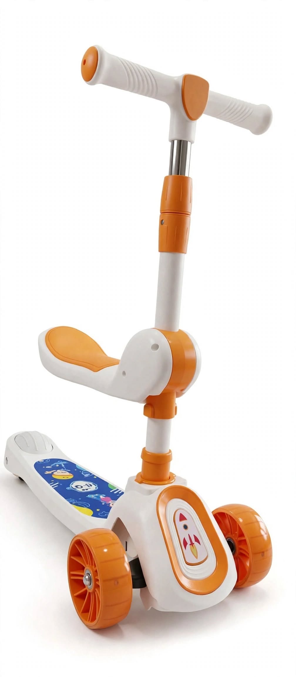 Model 532-10 Kids 3-in-1 Rocket Scooter with Seat