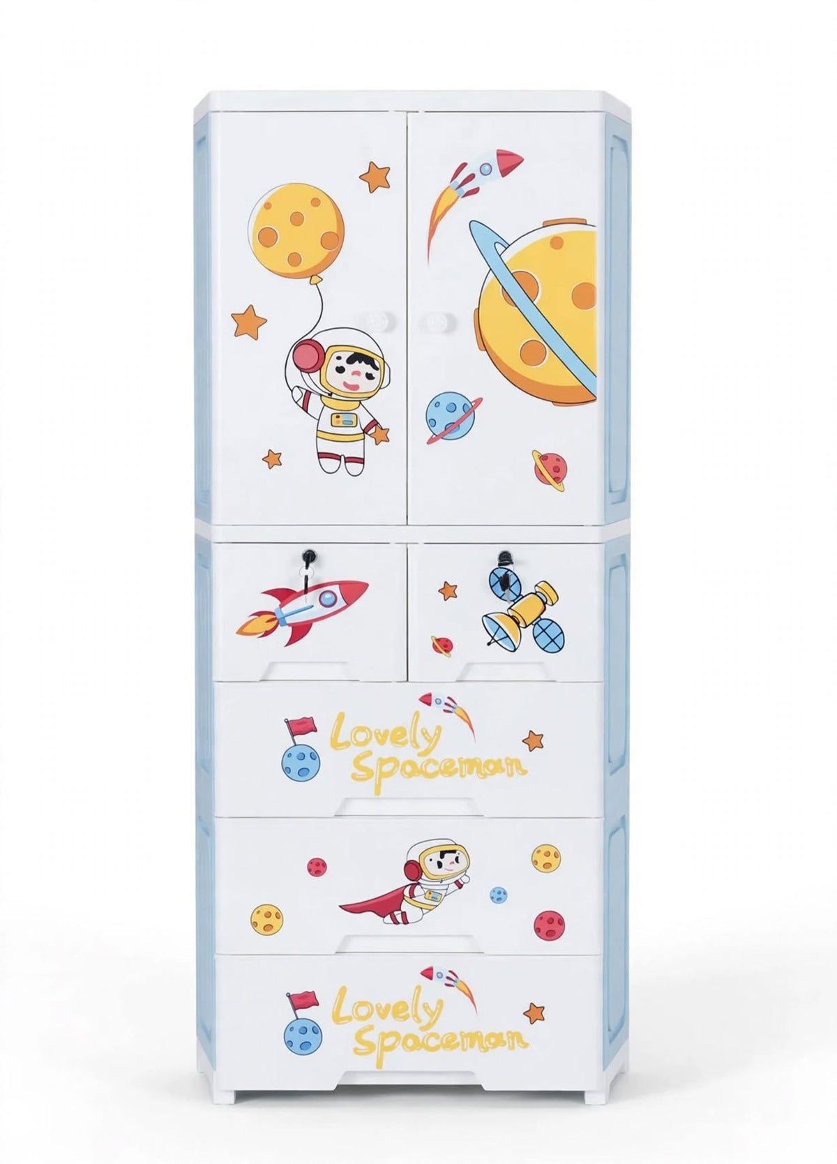 BabyZone 7 Layer Almari - Space Model J-3222 SM