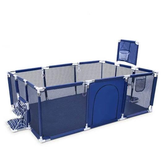 Extra Large Baby Playpen with Basketball Hoop