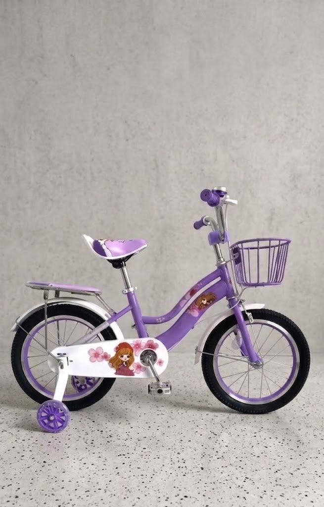 Purple Princess Kids' Bicycle