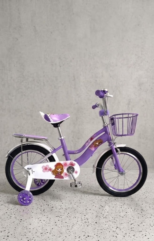 Purple Princess Kids' Bicycle