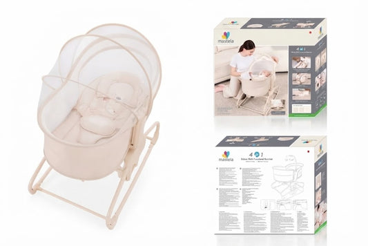 Mastela 4-in-1 Deluxe Multi-Functional Bassinet (Model: 09855)