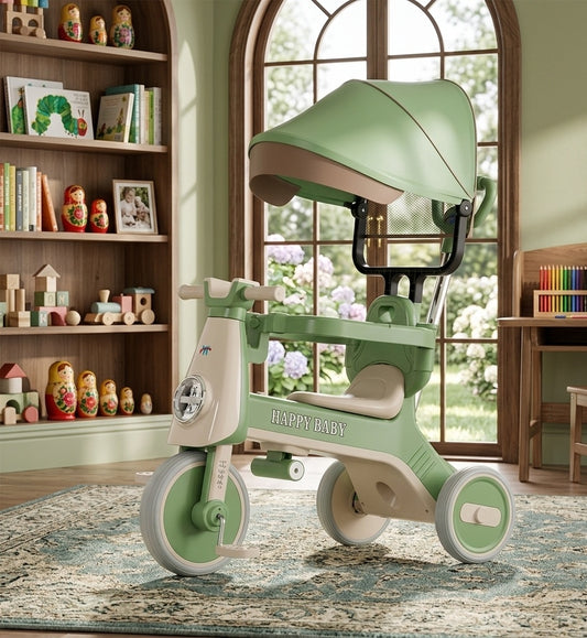 Green Tricycle with Canopy