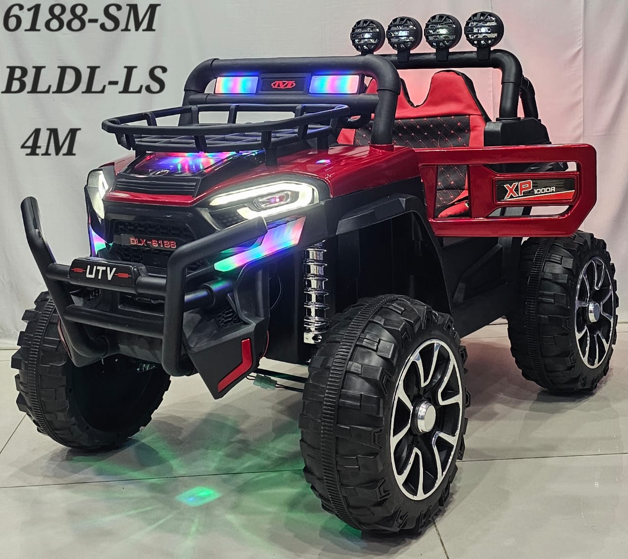 Red UTV Off-Road Ride-On Truck
