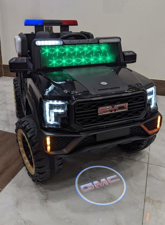 Kids GMC Style Electric Ride-On SUV Jeep (Black)