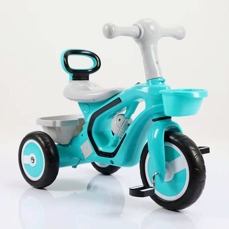 Toddler Pedal Tricycle with Dual Baskets