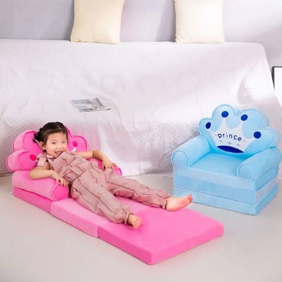 Plush Folding Kids Sofa Bed