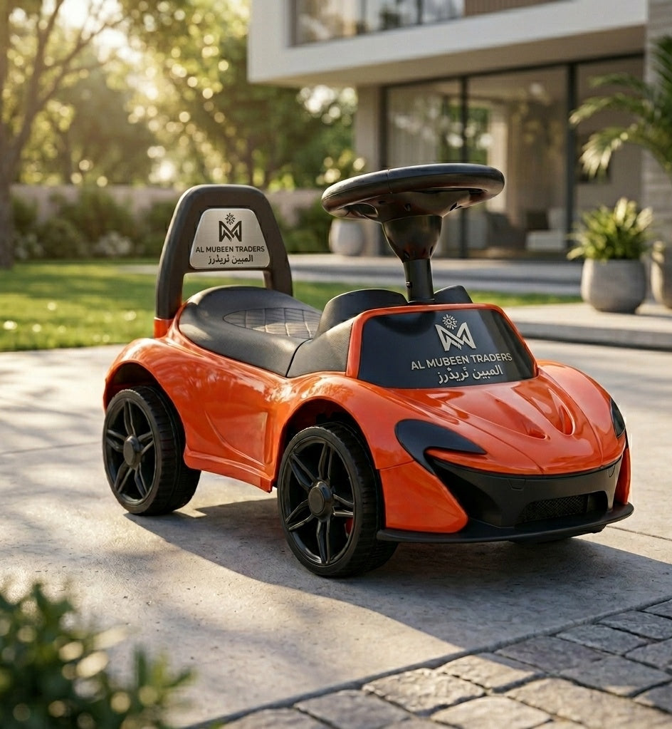 Orange Sports Ride-On Car