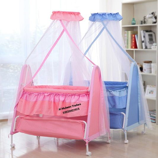 Pink and Blue Baby Cradles