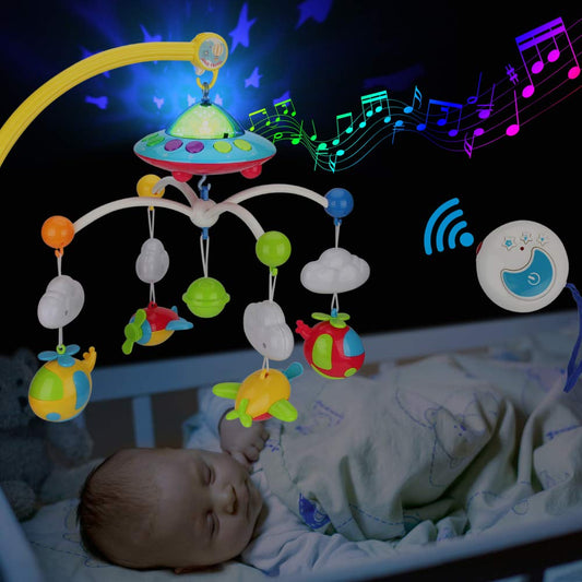 Music and Light Baby Crib Mobile