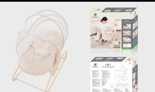 Mastela 4-in-1 Multifunctional Baby Bassinet & Rocker