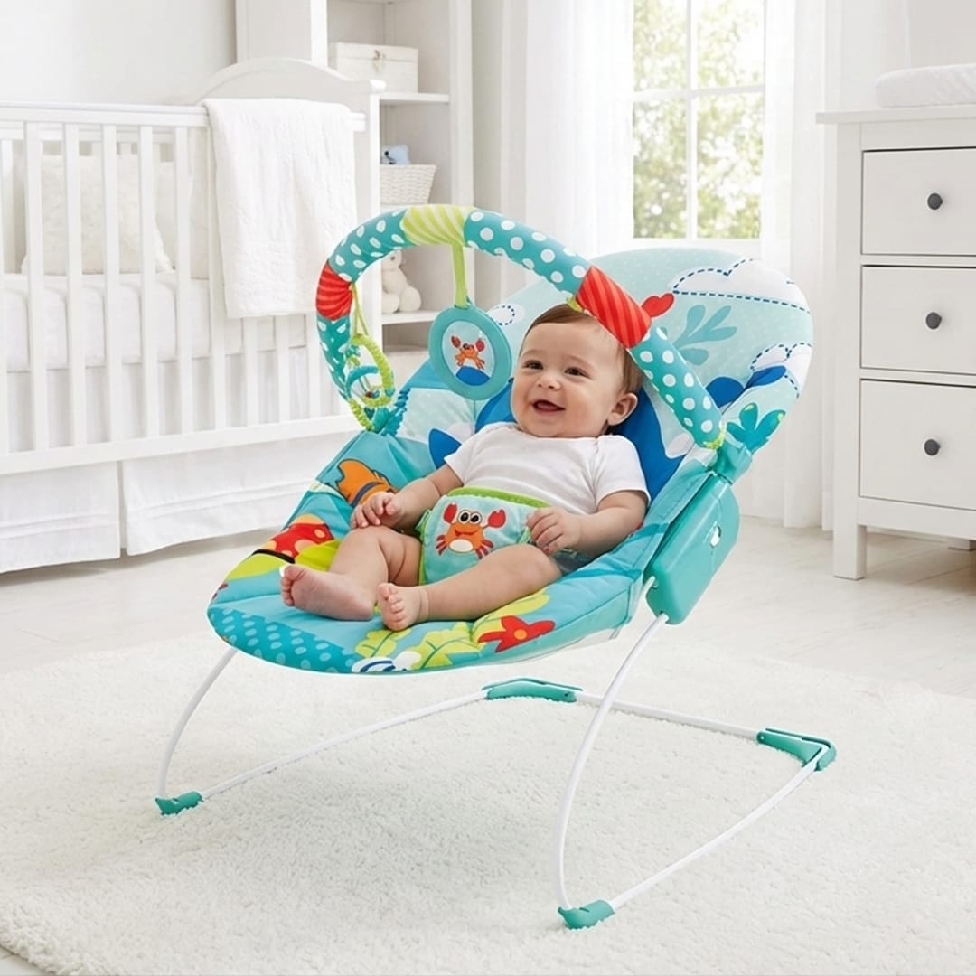 Blue Aquatic Baby Bouncer