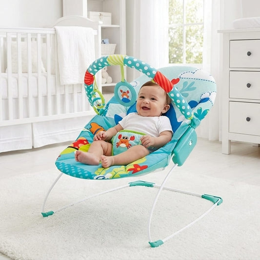 Blue Aquatic Baby Bouncer