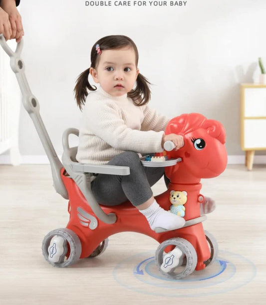 Toddler Red Push Car
