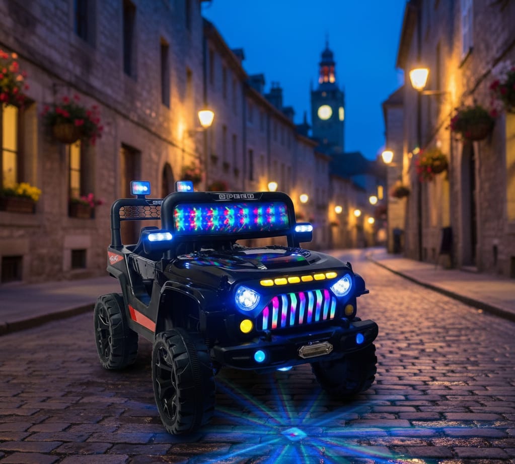 Kids Electric LED Jeep