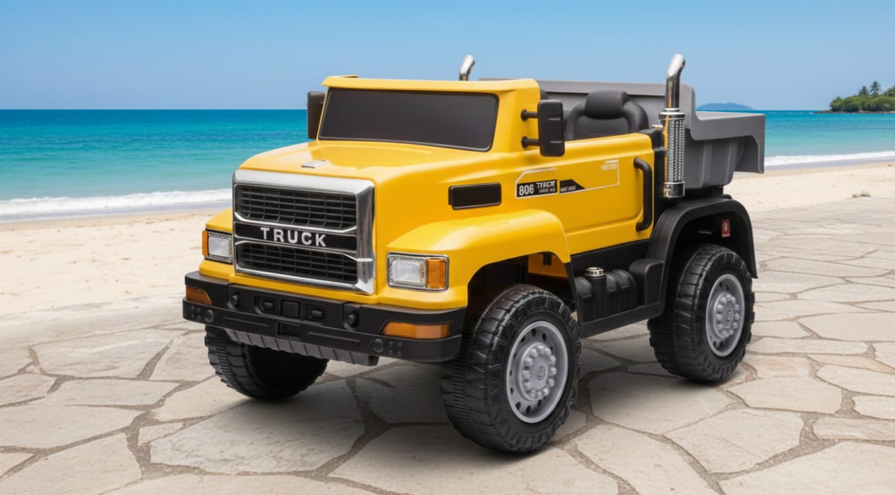 Yellow Kids Dump Truck