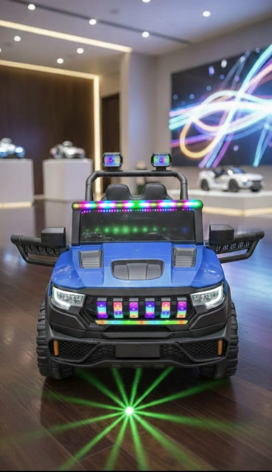 Blue Kids Electric Jeep