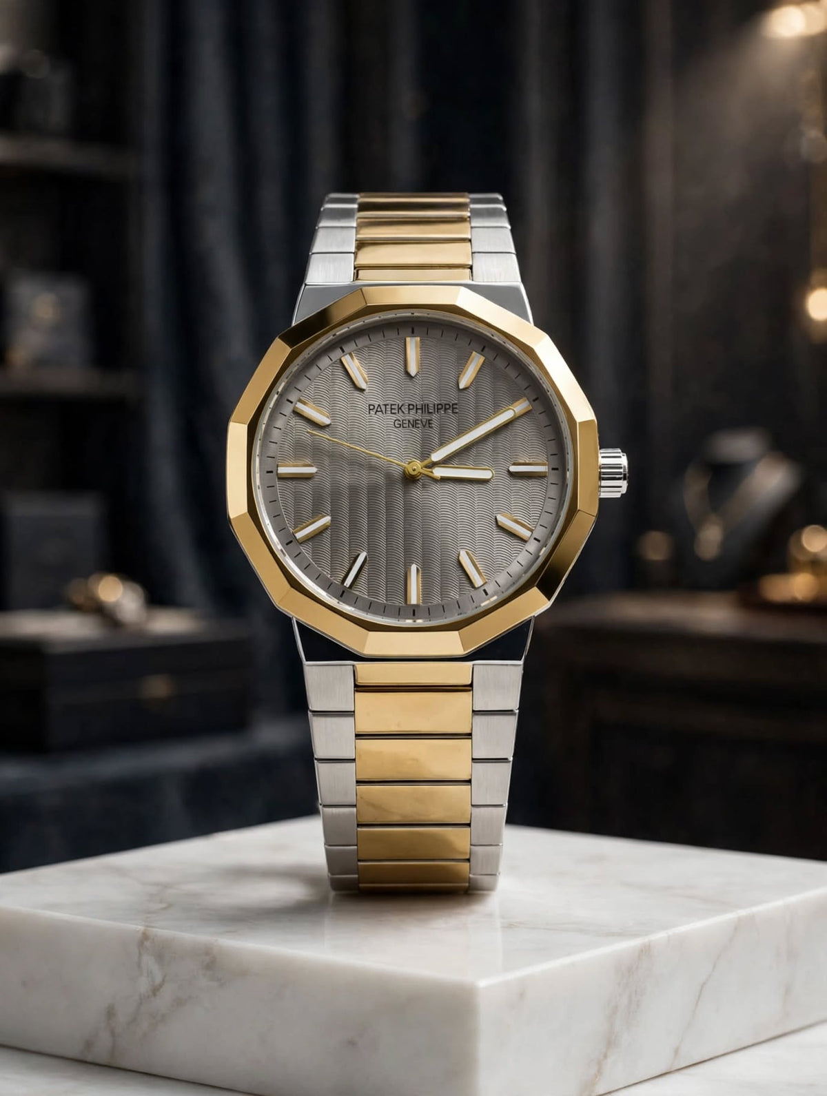 Patek Cubitus - Taupe Grey Dial Two-Tone