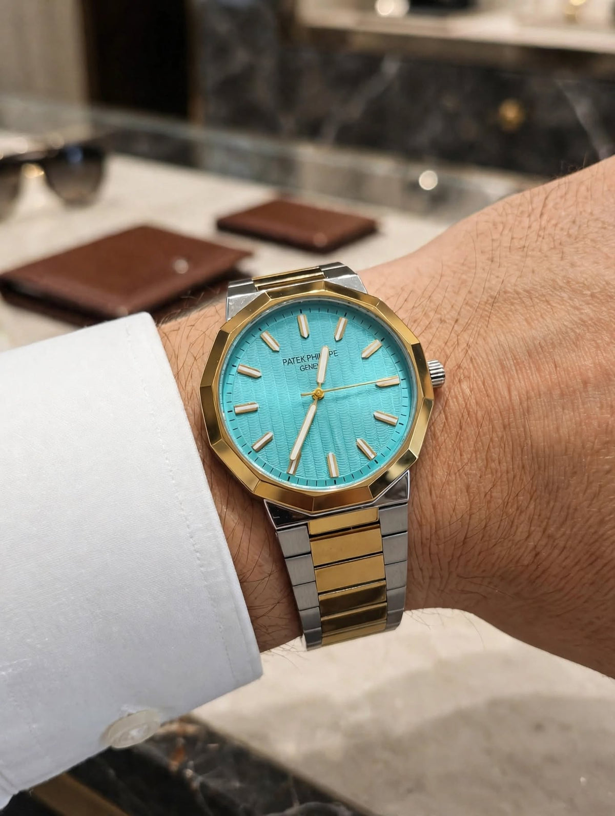 Patek Cubitus - Tiffany Blue Two-Tone Edition