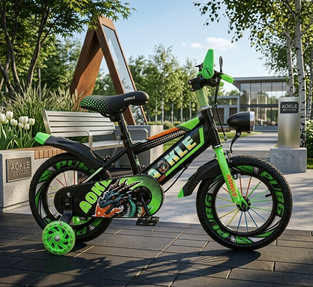 AOKLE Green Dragon Kids' Bicycle