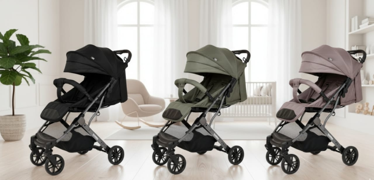 Compact Foldable Lightweight Baby Stroller