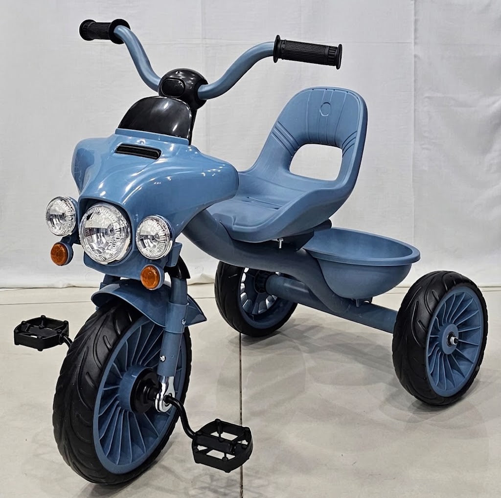 Kids Classic Heavy-Duty Tricycle with Storage Basket