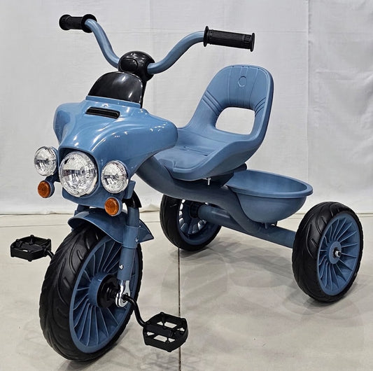 Kids Classic Heavy-Duty Tricycle with Storage Basket