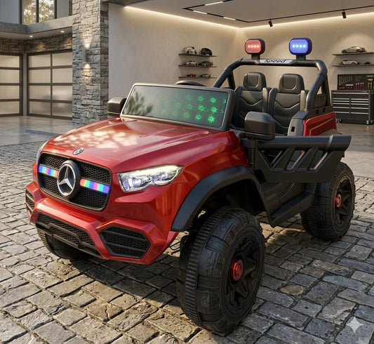 Red Luxury Mercedes-Style Ride-On SUV