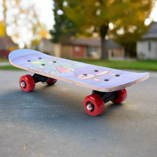 Graphic Wooden Skateboard