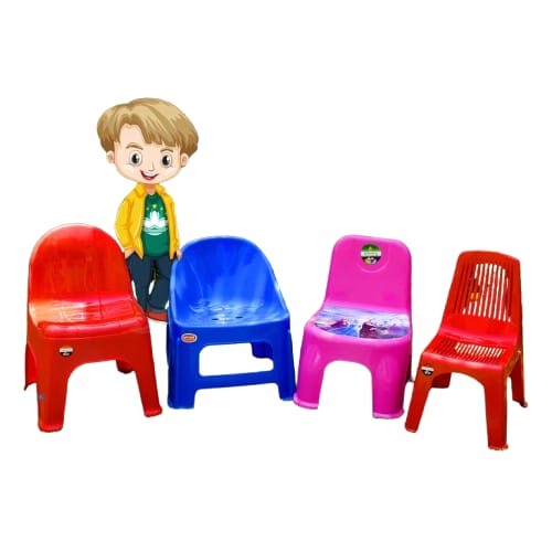 Kids Plastic Chairs Assortment