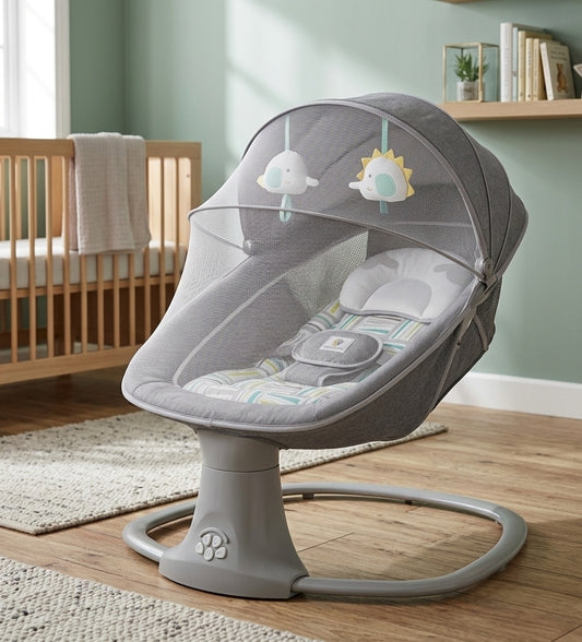 Modern Ergonomic Infant Rocker Chair