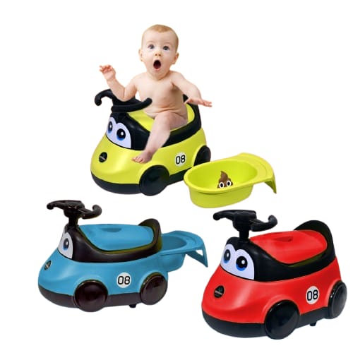 Cartoon Racing Car Baby Potty Training Chair with Removable Inner Pot