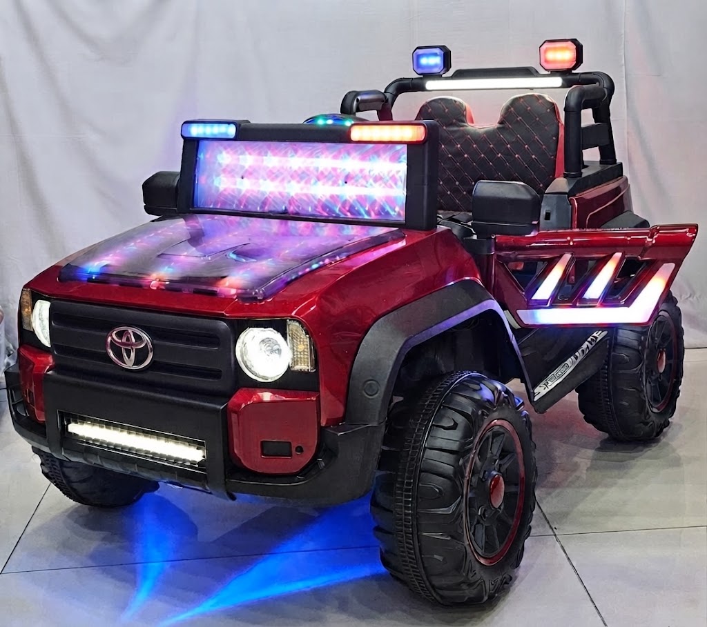 Red Toyota FJ Cruiser Style Kids Ride-On SUV